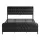 Artiss King Bed Frame PU Leather Upholstered with Storage Headboard and SAA Charging Station 300kg Capacity