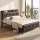 Artiss Queen PU Leather Bed Frame with Storage Headboard and SAA Charging Station 300kg Capacity 32cm Clearance