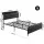 Artiss Queen PU Leather Bed Frame with Storage Headboard and SAA Charging Station 300kg Capacity 32cm Clearance