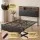 Artiss Double PU Leather Bed Frame with LED Headboard Storage and USB AC Charging Station 138x212cm 300kg
