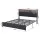 Artiss King Size PU Leather Bed Frame with LED Lights USB Charging and Storage Headboard Integrated Power
