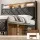 Artiss Queen PU Leather Smart Bed Frame with LED Lighting Storage Headboard USB Charging Station 153x224cm
