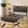 Artiss Queen PU Leather Smart Bed Frame with LED Lighting Storage Headboard USB Charging Station 153x224cm