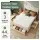 Artiss Double Bed Frame Beige Upholstered Tufted Headboard with USB Charging Station and 3 Storage Drawers 300 kg