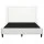 Artiss Queen Fabric Bed Frame with Padded Linen Look Headboard Grey Beige Metal Platform Base 151x200cm