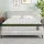 Artiss Queen Bed Frame with Mattress Set - Beige Linen Upholstered Platform Base, Pocket Coil, Storage, Easy Assembly