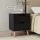 Artiss Bouclé Beige Double Bed Frame, Black Nightstand Set with Padded Headboard, Wooden Slats,; Easy Assembly