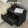 Artiss Bouclé Beige Double Bed Frame, Black Nightstand Set with Padded Headboard, Wooden Slats,; Easy Assembly