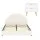 Artiss Queen Bed Frame Set with Gas-Lift Storage and Bouclé Headboard with Matching 2-Drawer Bedside Table Beige