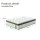 Artiss BedStory Double Platform Bed Frame with Charcoal Upholstered Headboard and Hybrid Pocket Coil Mattress