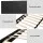 Artiss BedStory Double Platform Bed Frame with Charcoal Upholstered Headboard and Hybrid Pocket Coil Mattress