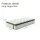 Artiss King Single Bed Set with BedStory Hybrid Mattress, White Bouclé Upholstery, Reinforced Slats, Medium Firm Feel