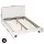Artiss BedStory Queen Set: Leather Frame, Medium-Firm Hybrid Mattress, Pocket Coils, Easy Assembly, White Finish