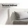Artiss BedStory Queen Set: Leather Frame, Medium-Firm Hybrid Mattress, Pocket Coils, Easy Assembly, White Finish