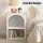 Artiss Rosy King Single Bed Frame Scallop Pink Velvet Headboard with 2 White Bedside Tables 216x114cm