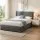 Artiss Tiyo Queen Upholstered Gas Lift Storage Bed Frame with Matching 2-Drawer Bedside Table Bundle