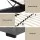 Artiss Tiyo Queen Upholstered Gas Lift Storage Bed Frame with Matching 2-Drawer Bedside Table Bundle