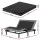 Artiss King Adjustable Bed Frame with Giselle SHADOW 18cm Memory Foam Mattress Combo Black Adjustable Base