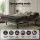Artiss King Adjustable Bed Frame with Giselle SHADOW 18cm Memory Foam Mattress Combo Black Adjustable Base