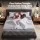 Giselle Bedding 25cm Double Memory Foam Mattress Gel Infused Foam Removable Cover Black and White