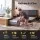 Giselle Bedding King Memory Foam Mattress 25cm Gel Infused Foam Removable Cover Black and White