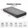 Giselle Bedding King Single Memory Foam Mattress 25cm Gel Infused Removable Cover Black and White Three Layer
