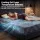 Giselle Bedding King Single Memory Foam Mattress 25cm Gel Infused Removable Cover Black and White Three Layer