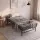 Giselle Bedding Single Folding Bed with 15cm Foam Mattress Metal Frame Guest Bed with Under-Bed Storage