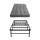Giselle Bedding Single Folding Bed with 15cm Foam Mattress Metal Frame Guest Bed with Under-Bed Storage