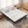 Giselle Bedding Queen Folding Bed with 10cm Mattress Metal Frame Guest Bed Bamboo Cover Four-Fold Design