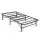 Artiss King Single Folding Bed Frame - Powder-Coated Metal Base, 36cm High, Storage Space, No Tools Needed, Black