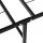 Artiss King Single Folding Bed Frame - Powder-Coated Metal Base, 36cm High, Storage Space, No Tools Needed, Black