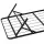Artiss Folding Queen Bed Frame Metal Base, Powder-Coated Steel, Foldable, 36cm High, Black, 300kg Capacity