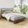Artiss Dane Double Size Bed Frame - Industrial Design with Metal, Wood, Black Finish, Strong Support, 300kg Capacity
