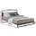 Artiss Dane Double Size Bed Frame - Industrial Design with Metal, Wood, Black Finish, Strong Support, 300kg Capacity