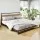 Artiss Dane King Size Bed Frame - Metal & Wood, Industrial Design, Black Powder-Coated Steel, Fits 183x203cm Mattress