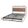 Artiss Dane King Single Bed Frame - Industrial Design, Metal, Wood, Black, Dark Wood, Sturdy Steel, 150kg Capacity