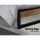 Artiss Dane King Single Bed Frame - Industrial Design, Metal, Wood, Black, Dark Wood, Sturdy Steel, 150kg Capacity