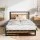 Artiss Dane Single Size Bed Frame - Industrial Metal,; Wood Design, Sturdy Steel, Rust-Resistant, Fits 90x190cm Mattress