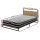 Artiss Dane King Single Metal Bed Frame with Mattress, Industrial Steel and Wood Platform, 5-Zone Pocket Spring