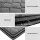 Artiss Queen Size Bed Frame DANE Metal and Wood Industrial Style with Giselle Pocket Spring Mattress, Black