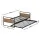 Artiss DEAN Metal Trundle Daybed - Single Size, Industrial Style, Black, Rust-Resistant, Easy Assembly, 1-Year Warranty