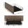 Artiss Metal Trundle Drawer Set, MDF & Metal, 94.5x50x29.5cm, Black/Walnut, Industrial Storage Solution, Easy Assembly