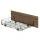 Artiss Metal Trundle Drawer Set, MDF & Metal, 94.5x50x29.5cm, Black/Walnut, Industrial Storage Solution, Easy Assembly