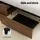 Artiss Metal Trundle Drawer Set, MDF & Metal, 94.5x50x29.5cm, Black/Walnut, Industrial Storage Solution, Easy Assembly