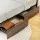 Artiss Metal Trundle Drawer Set, MDF & Metal, 94.5x50x29.5cm, Black/Walnut, Industrial Storage Solution, Easy Assembly