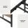 Artiss DREW Double Size Bed Frame Black Metal Base with MDF Headboard, Heavy Duty Mattress Platform, Storage Space