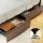 Artiss DREW Double Metal Bed Frame with Two Underbed Drawers Walnut Headboard Industrial Style 196x139cm