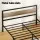 Artiss DREW Queen Size Bed Frame Metal Platform Base with MDF Headboard, Black, Heavy Duty, Storage Space