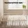 Artiss GROA Queen Size Bed Frame Metal Provincial Style, Powder-Coated Steel, Wooden Slats, Storage Space, White